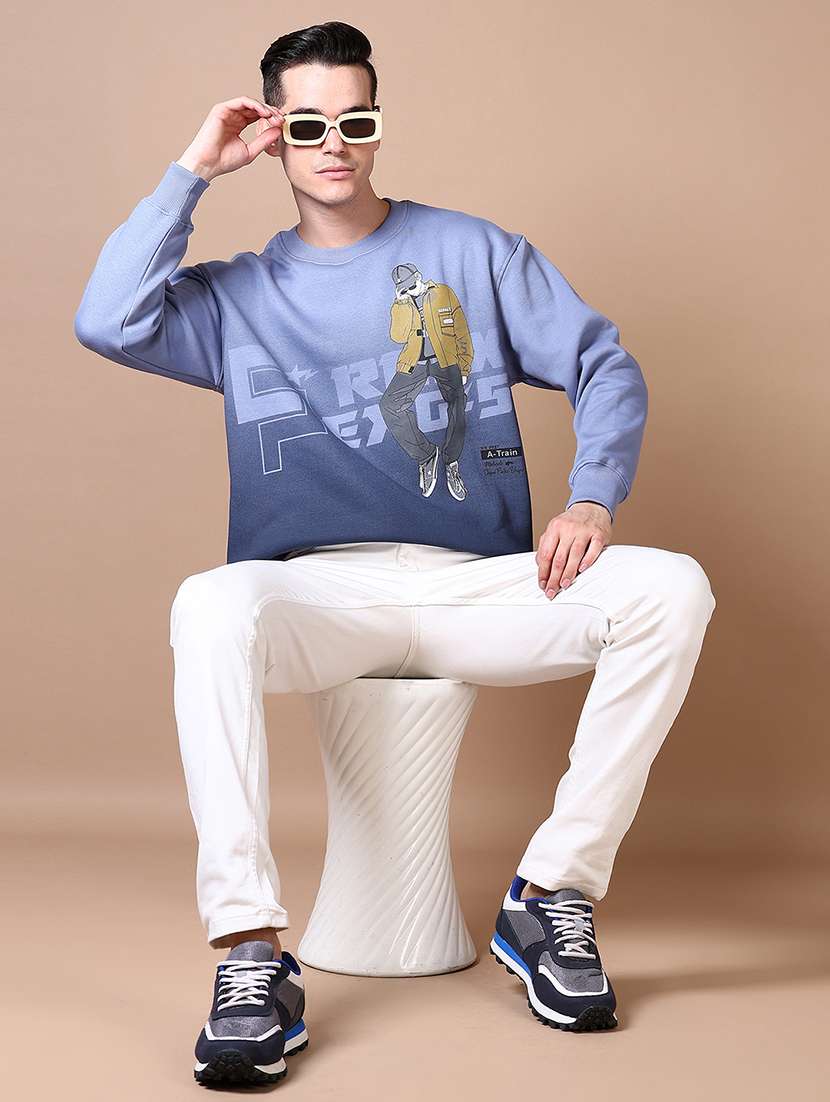 men long sleeve regular fit sweatshirt - 21636491 -  Standard Image - 4