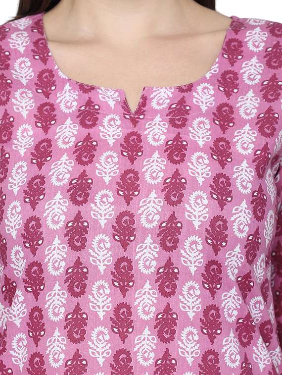 women printed nightwear pyjama set  - 21636599 -  Standard Image - 4