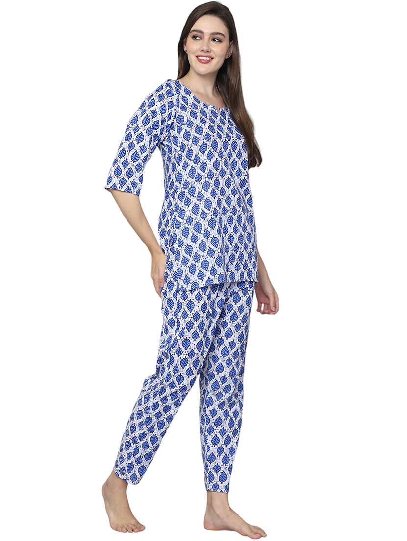 women printed cotton co-ord set - 21636603 -  Standard Image - 1