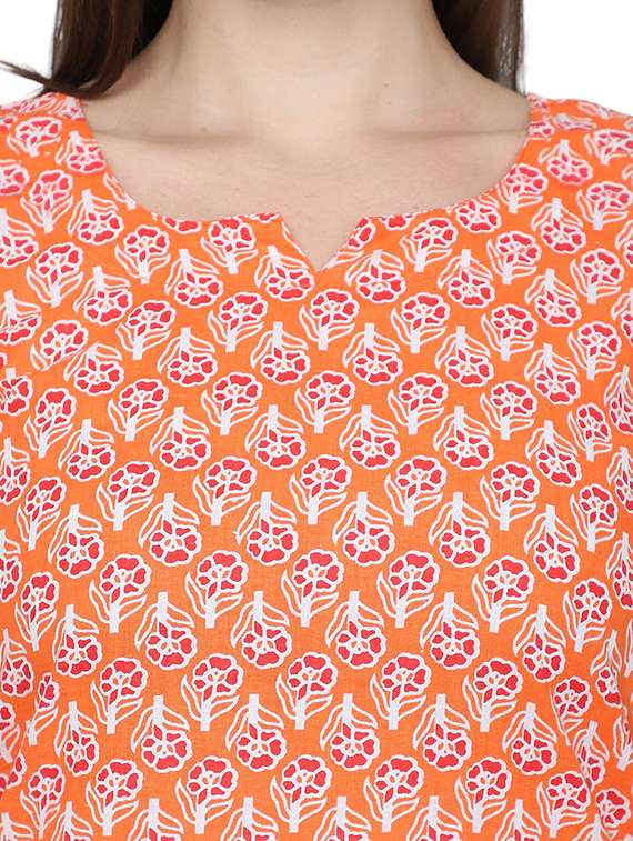 women printed cotton co-ord set - 21636604 -  Standard Image - 4