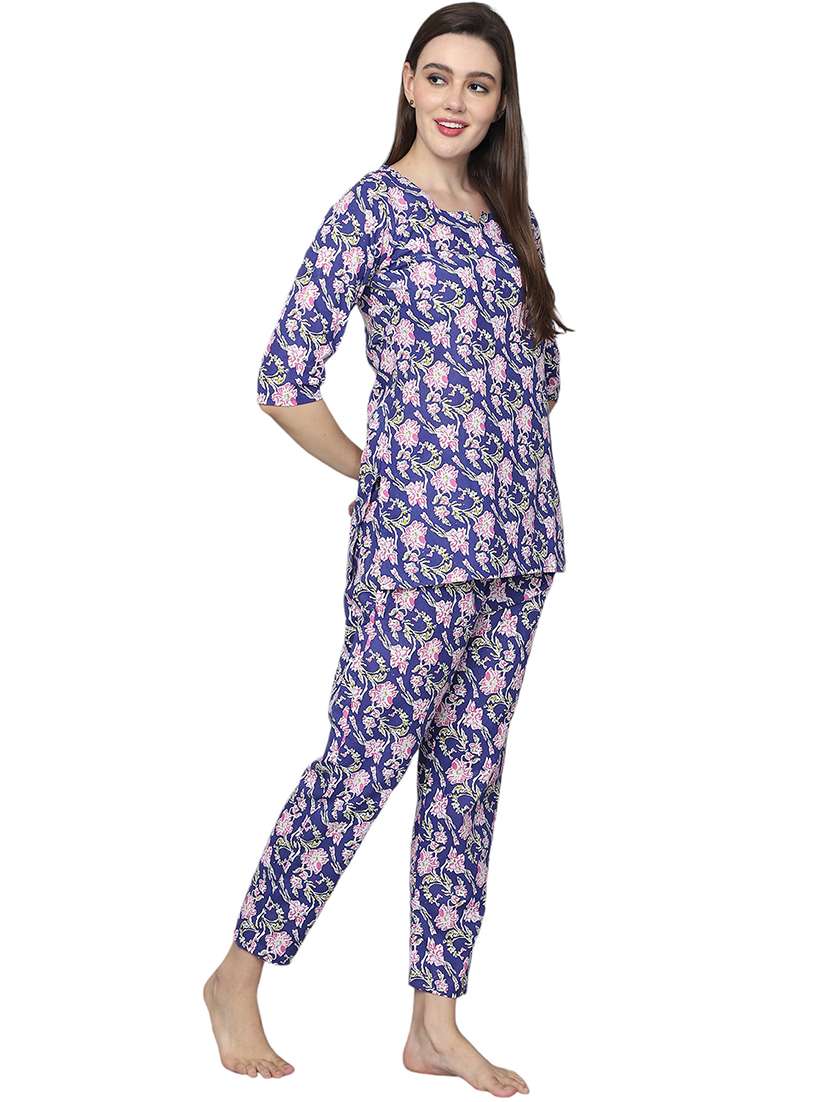 women printed cotton co-ord set - 21636605 -  Standard Image - 1