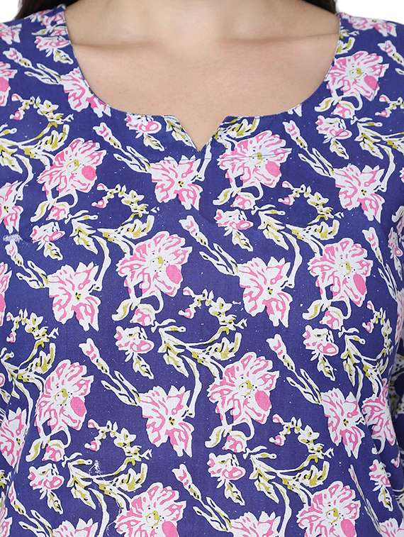 women printed cotton co-ord set - 21636605 -  Standard Image - 4