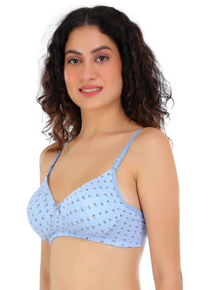 women printed full coverage t-shirt bra - 21636610 - Standard Image - 1