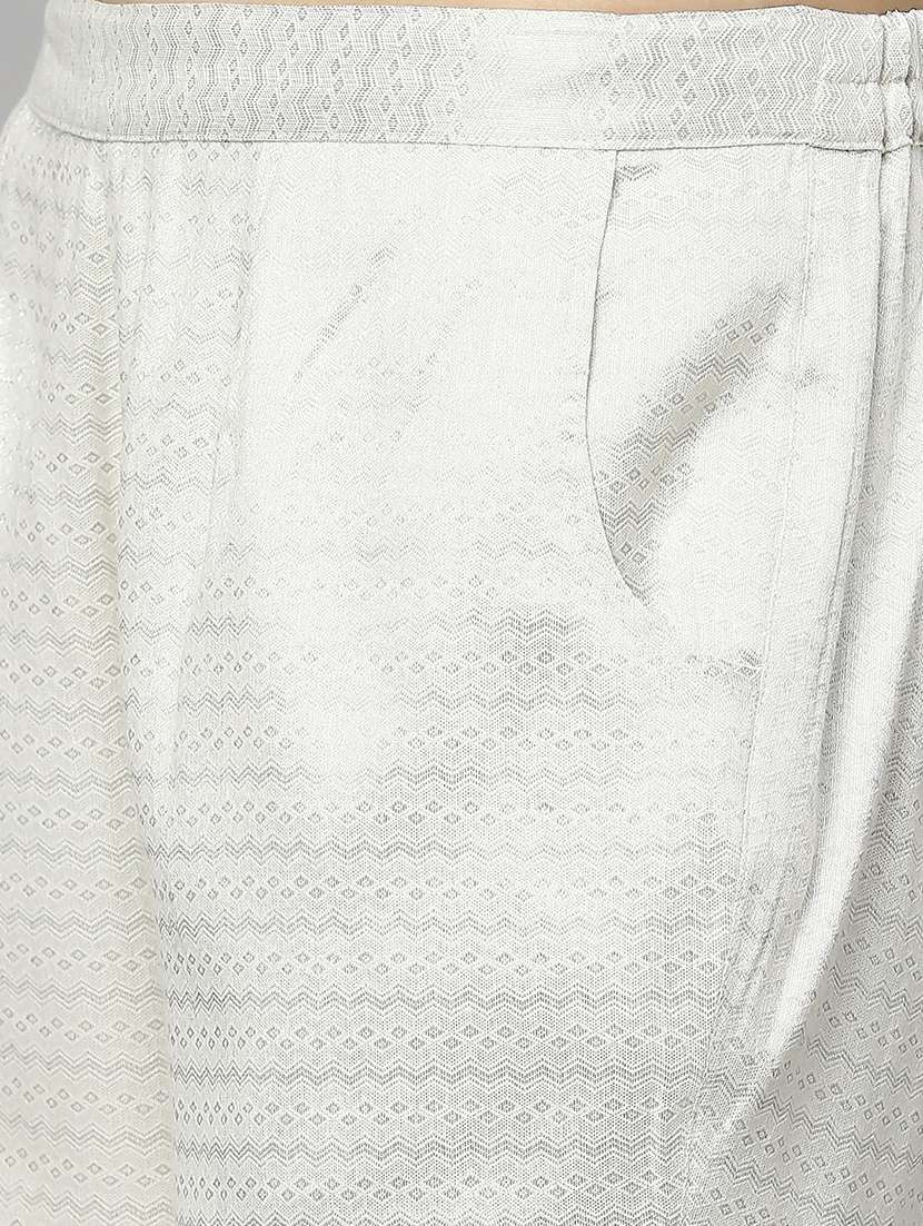 women mid rise solid tapered pant - 21636917 -  Standard Image - 6