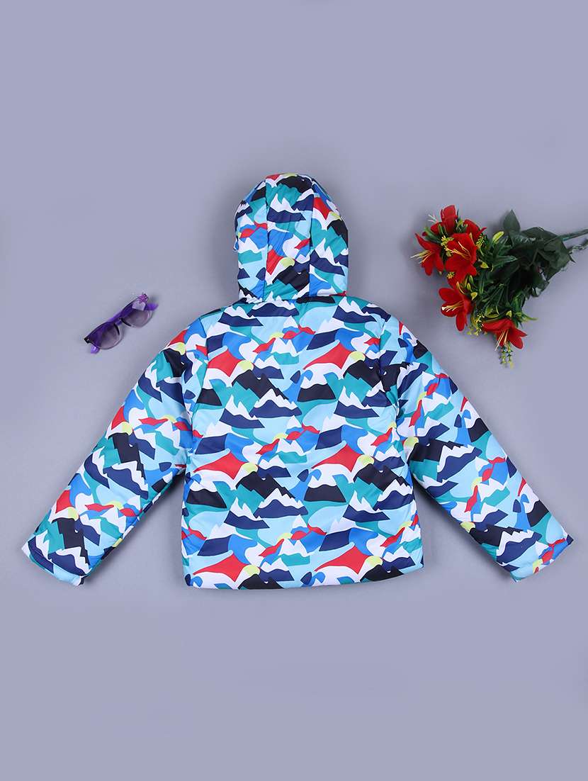 boys printed long sleeve jacket - 21636973 -  Standard Image - 1