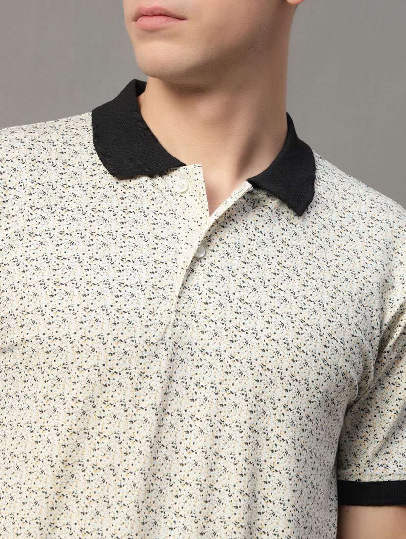 men short sleeves printed polo t-shirt - 21638234 -  Standard Image - 4