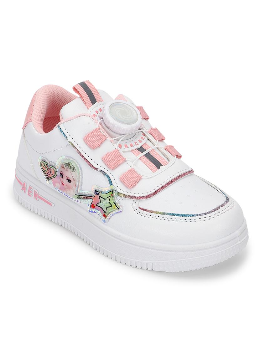 kids white solid sneaker - 21638296 -  Standard Image - 1