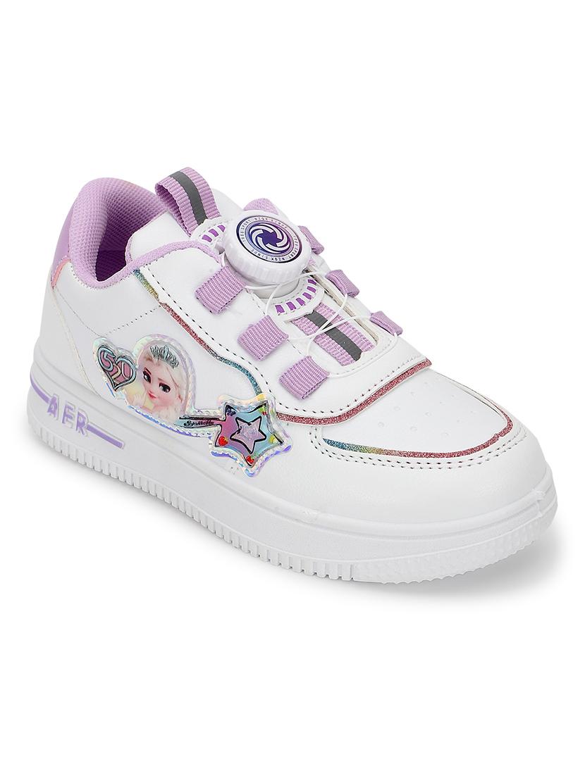 kids white solid sneaker - 21638297 -  Standard Image - 1