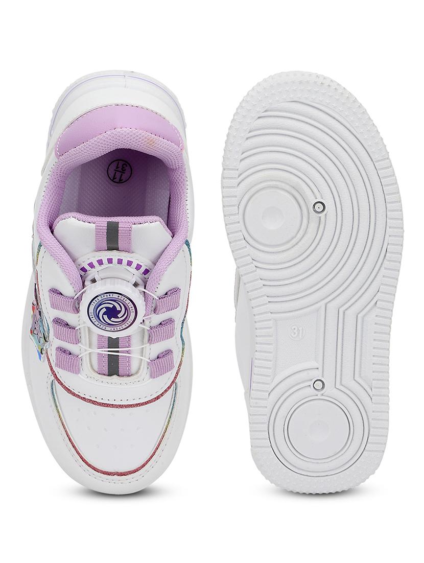 kids white solid sneaker - 21638297 - Standard Image - 4