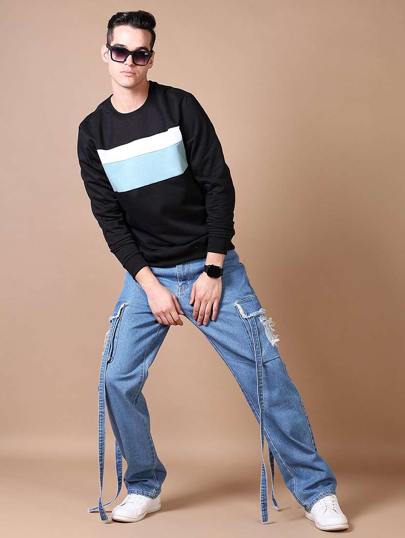 men long sleeve regular fit sweatshirt - 21638377 -  Standard Image - 4