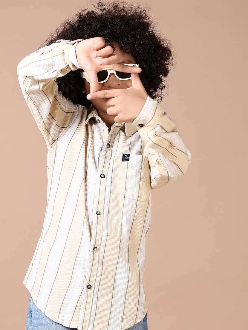 boys long sleeves striped shirt - 21638420 -  Standard Image - 1