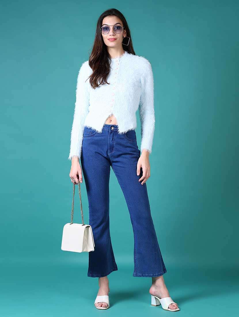 Women Solid Long Sleeve Cardigan - 21638429 -  Standard Image - 4