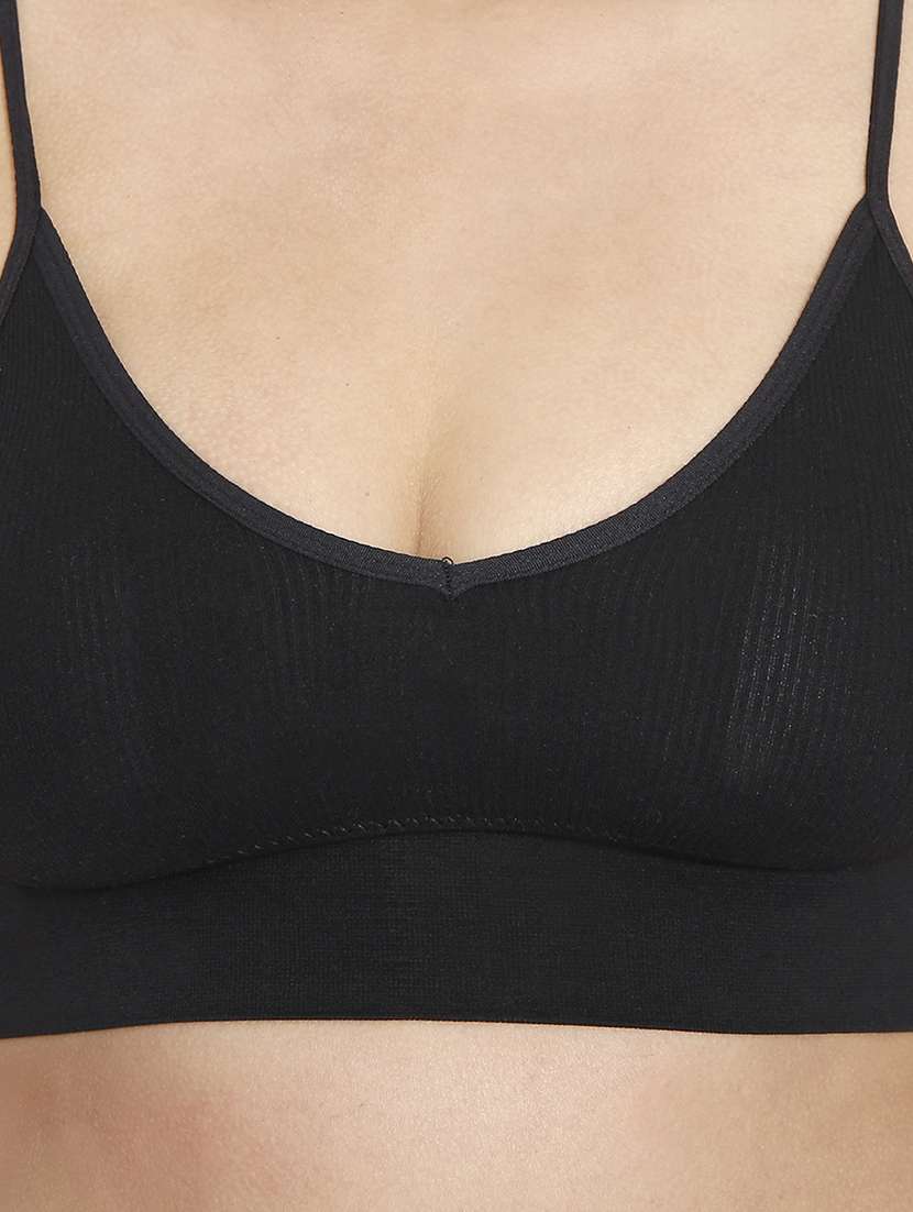 women solid bra and panty set - 21638612 -  Standard Image - 4