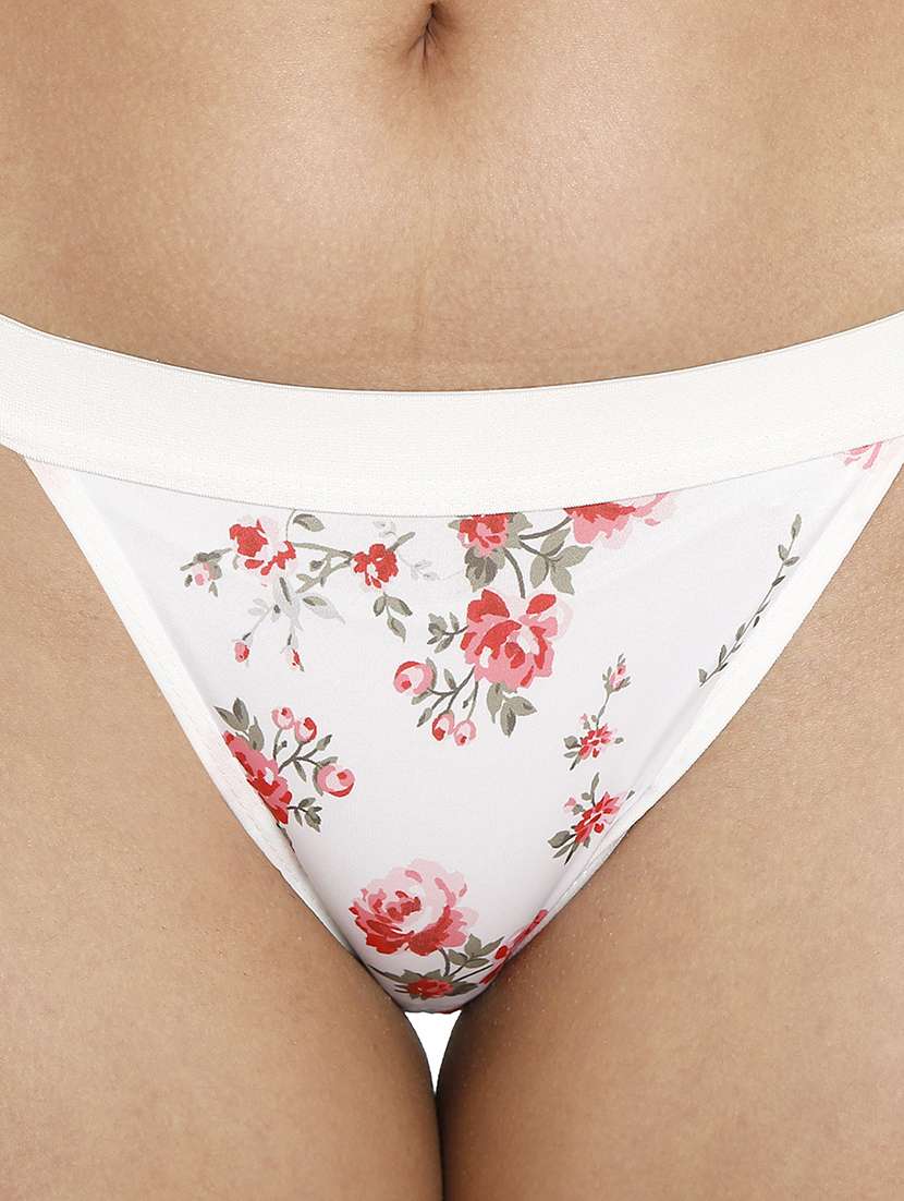 women floral bra and panty set - 21638622 -  Standard Image - 4