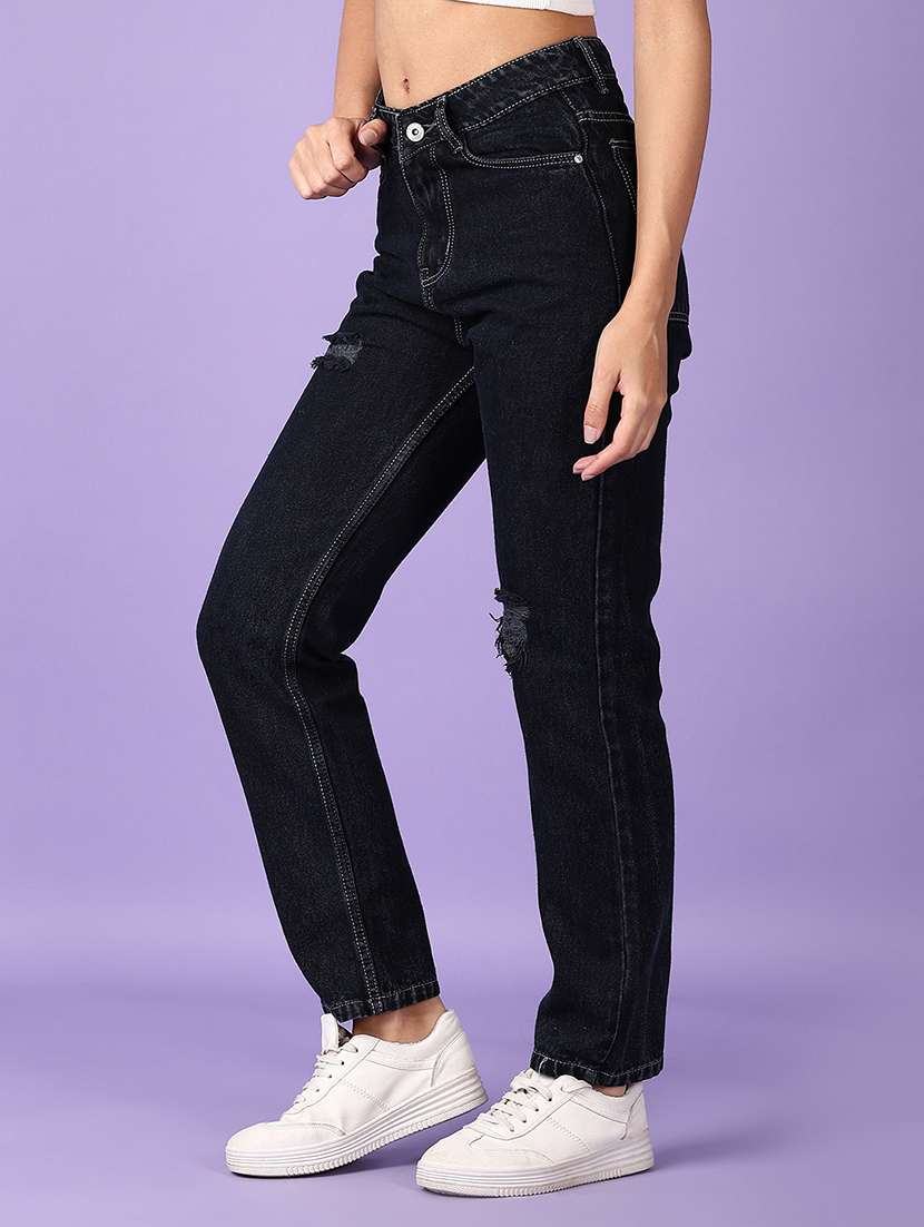 women denim ankle length jeans - 21638774 - Standard Image - 1