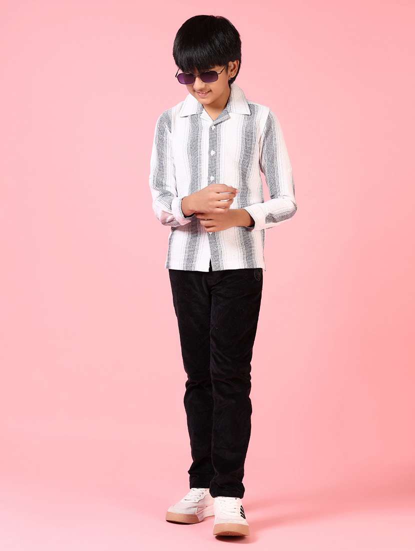 boys long sleeves striped shirt - 21638782 -  Standard Image - 4