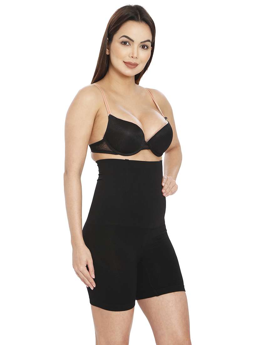 women black cotton tummy tucker  - 21638950 -  Standard Image - 1