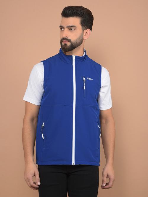 men solid reversible sleeveless jacket - 21639046 -  Standard Image - 0