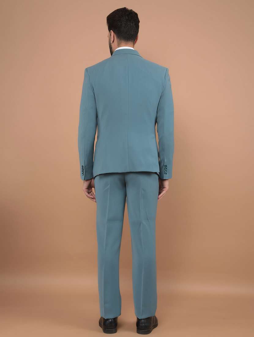 men solid 3-piece formal suit - 21639054 -  Standard Image - 4