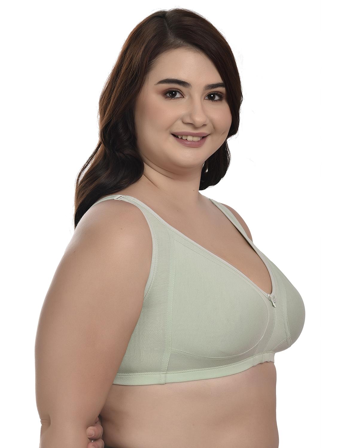 women solid full coverage plus size bra - 21639058 -  Standard Image - 1