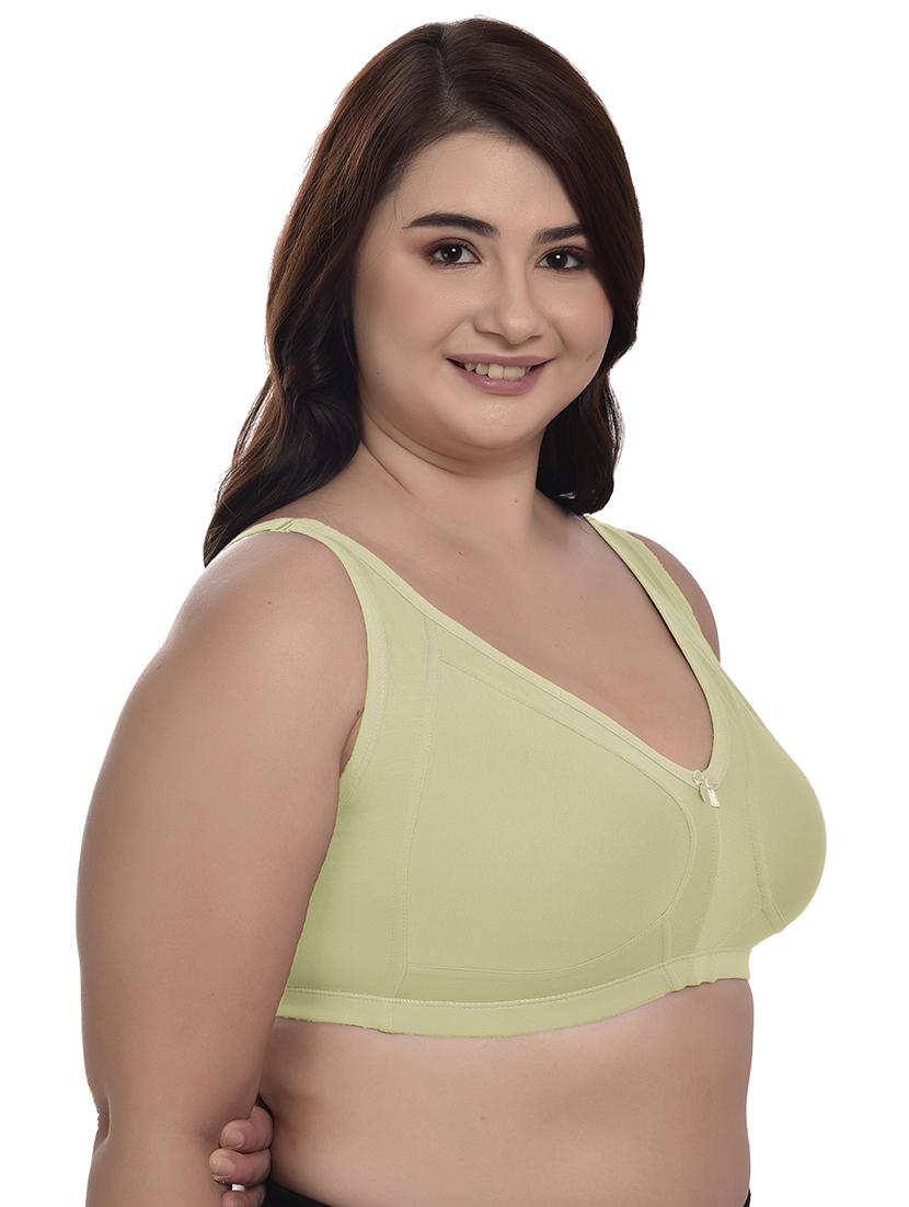 women solid full coverage plus size bra - 21639061 - Standard Image - 1