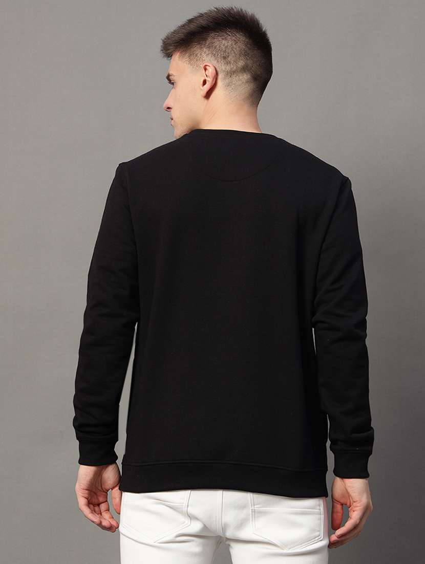 men long sleeves plain sweatshirt - 21639203 -  Standard Image - 1