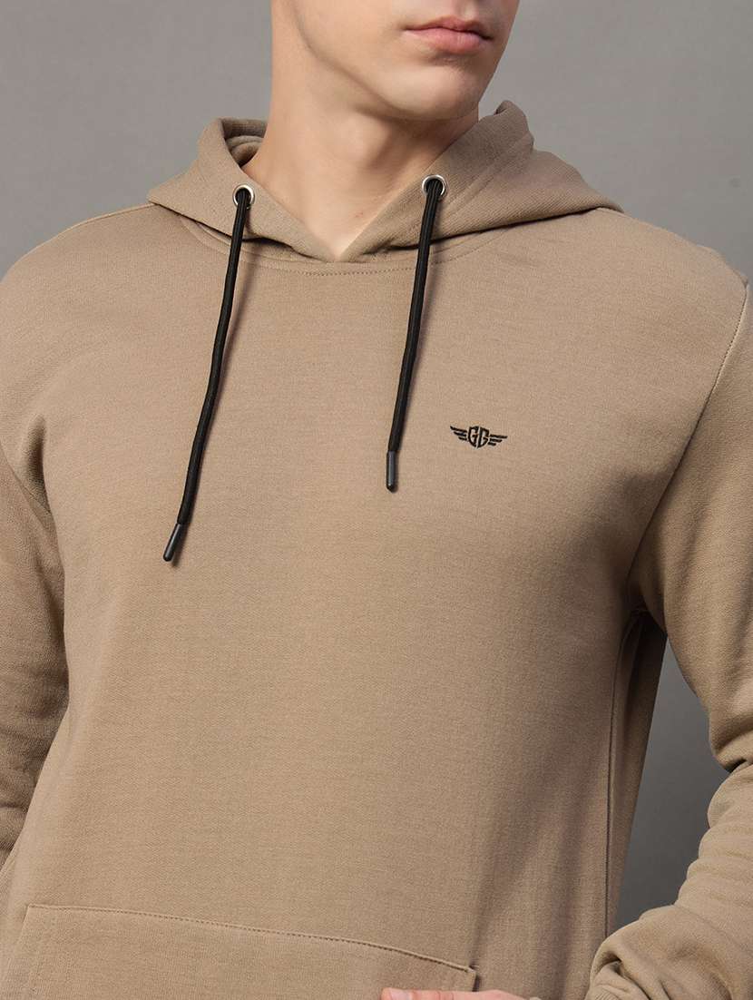 men long sleeves plain sweatshirt - 21639216 -  Standard Image - 4