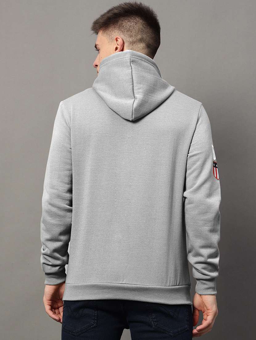 men long sleeves placement print sweatshirt - 21639224 -  Standard Image - 1