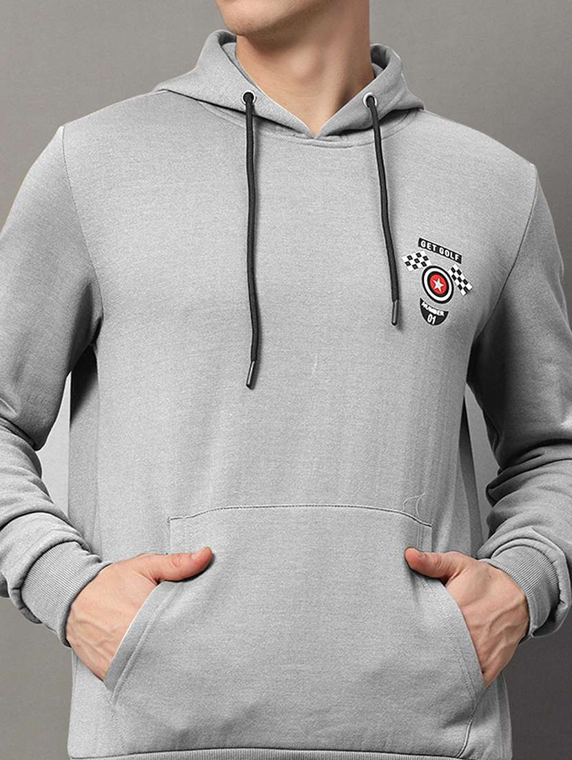 men long sleeves placement print sweatshirt - 21639224 -  Standard Image - 4