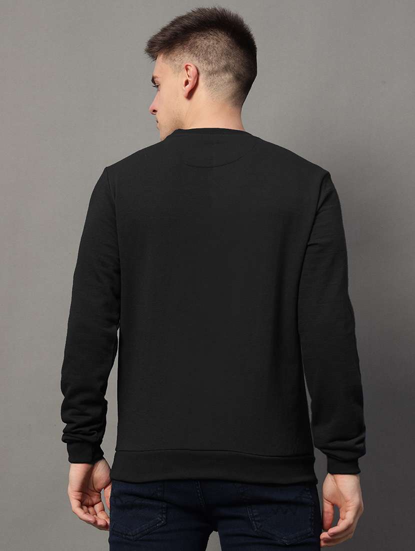men long sleeves front print sweatshirt - 21639230 -  Standard Image - 1