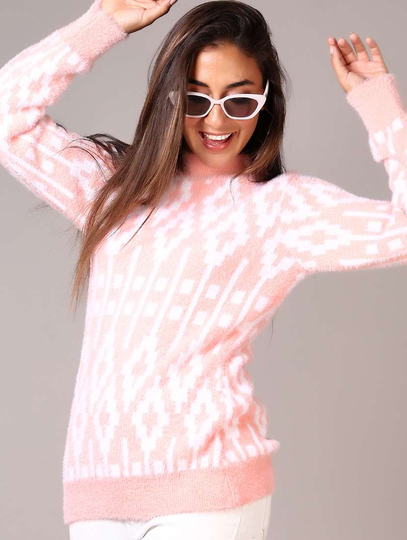 women self designed long sleeves pullover - 21639254 -  Standard Image - 1