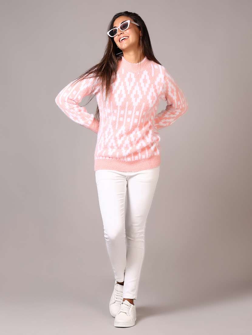 women self designed long sleeves pullover - 21639254 -  Standard Image - 4