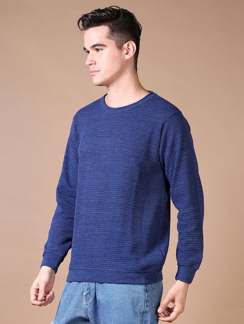 men self design long sleeve pullover - 21639267 -  Standard Image - 1