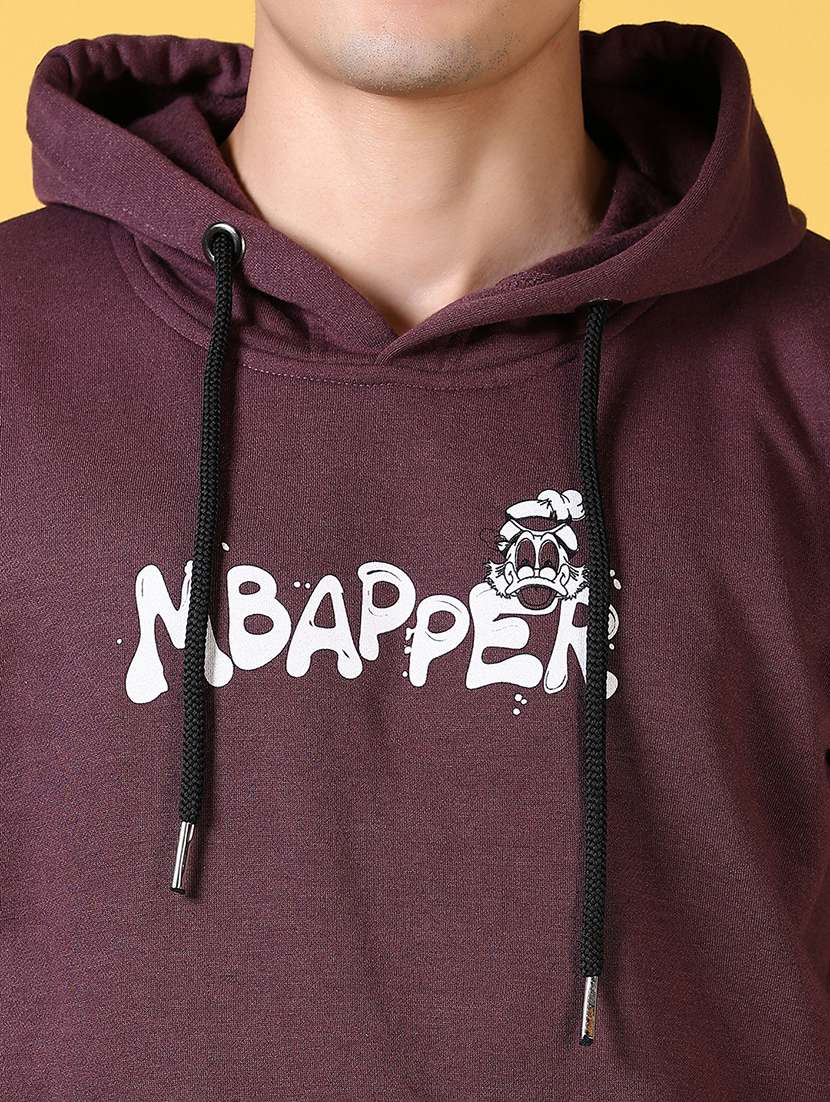 men front & back print long sleeve hooded sweatshirt - 21639428 -  Standard Image - 6