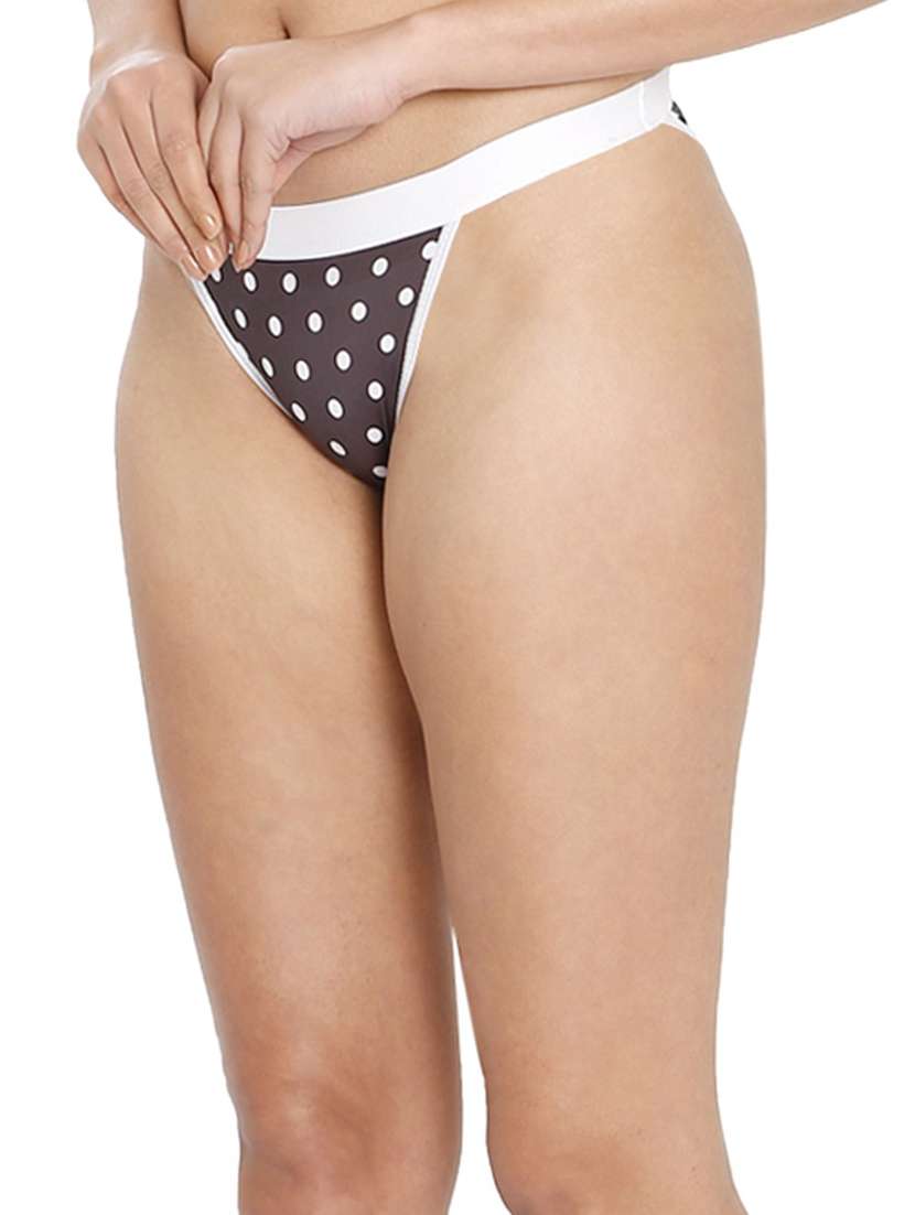 women printed low rise tanga panty - 21639654 -  Standard Image - 1
