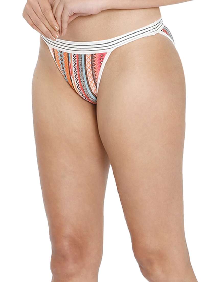 women printed tanga panty - 21639656 -  Standard Image - 1