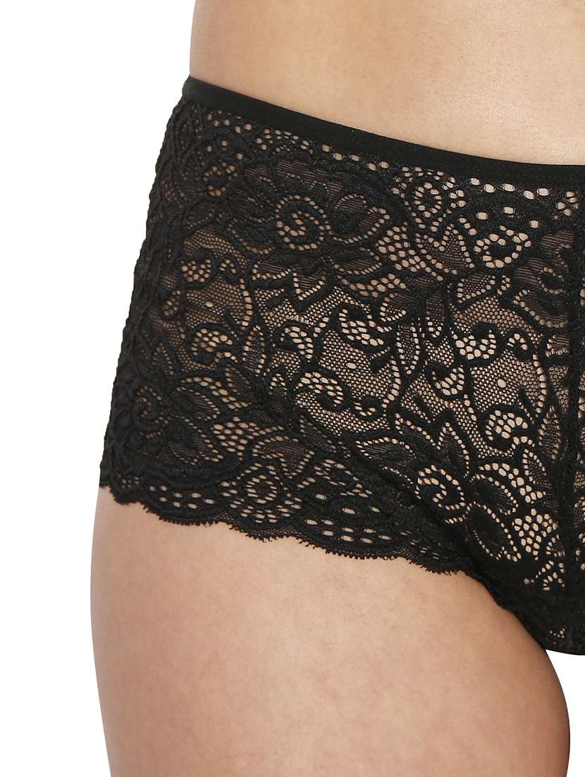 women lace detailed boy shorts combo - 21639684 -  Standard Image - 6