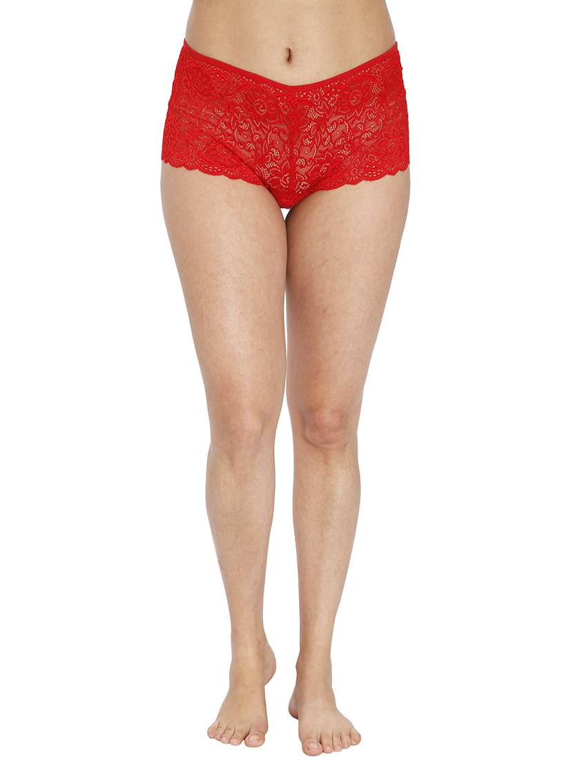 women lace detailed boy shorts combo - 21639685 -  Standard Image - 1