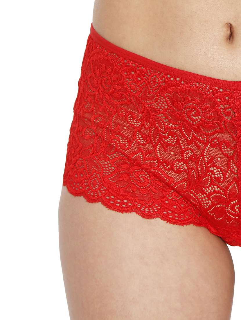 women lace detailed boy shorts combo - 21639685 -  Standard Image - 6