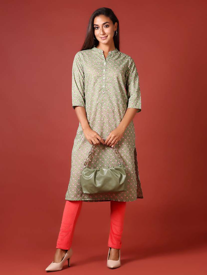 women solid mid rise woolen legging - 21639767 -  Standard Image - 4