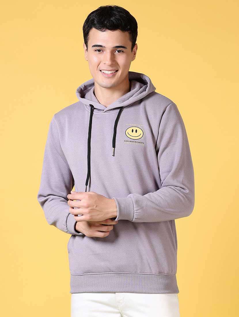 men back print long sleeve sweatshirt