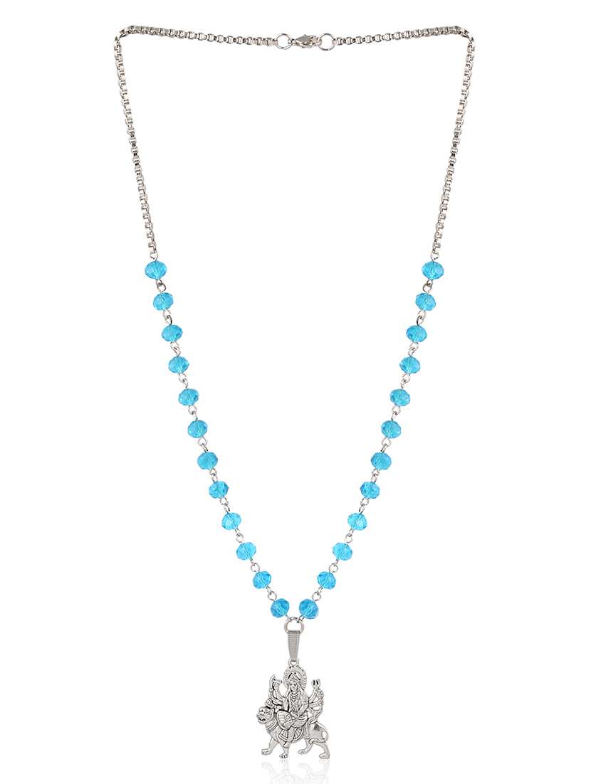 men sacred idol pendant with chain - 21639898 -  Standard Image - 1