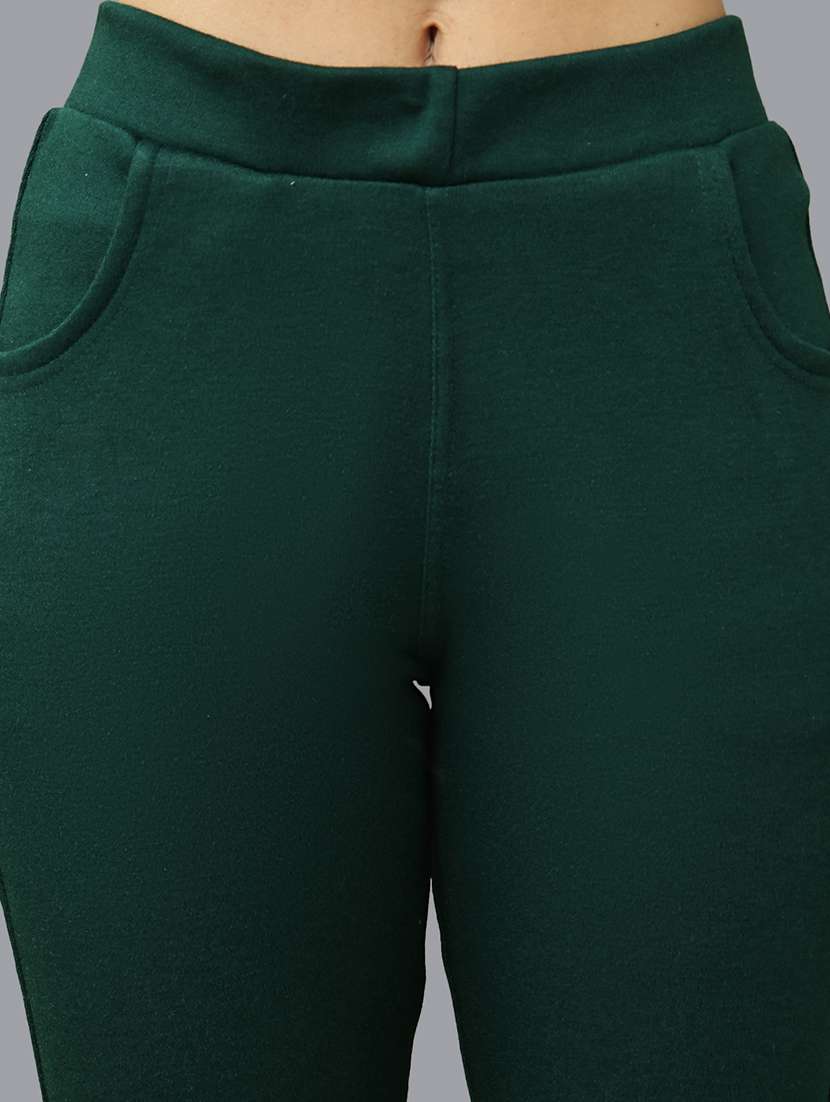 women pack of 2 solid woolen jeggings - 21639908 -  Standard Image - 6