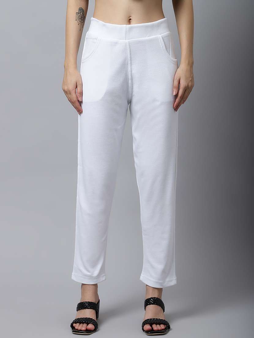 women pack of 2 solid woolen jeggings - 21639928 -  Standard Image - 4