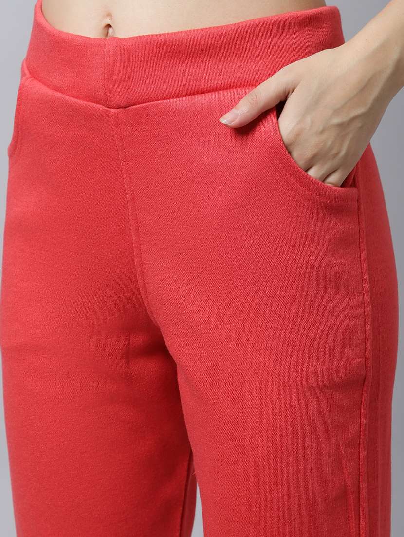 women pack of 2 plain woolen pants - 21639935 - Standard Image - 4