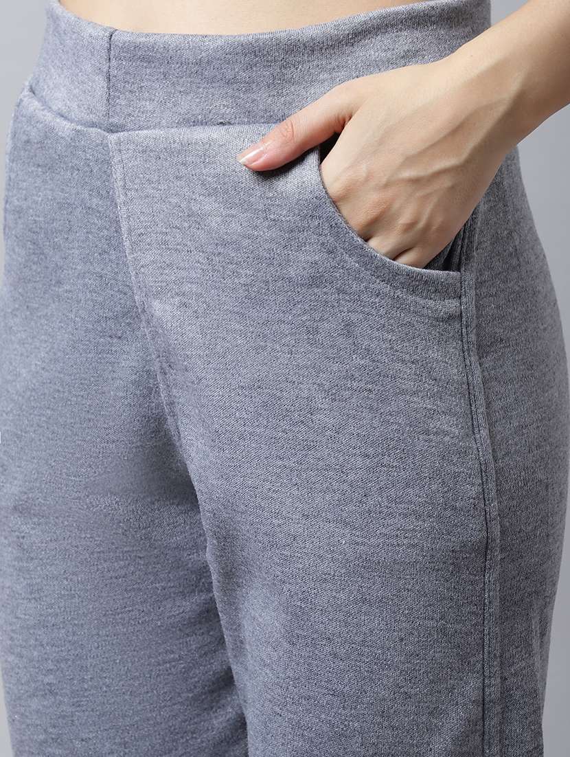 women pack of 2 plain woolen pants - 21639940 - Standard Image - 4