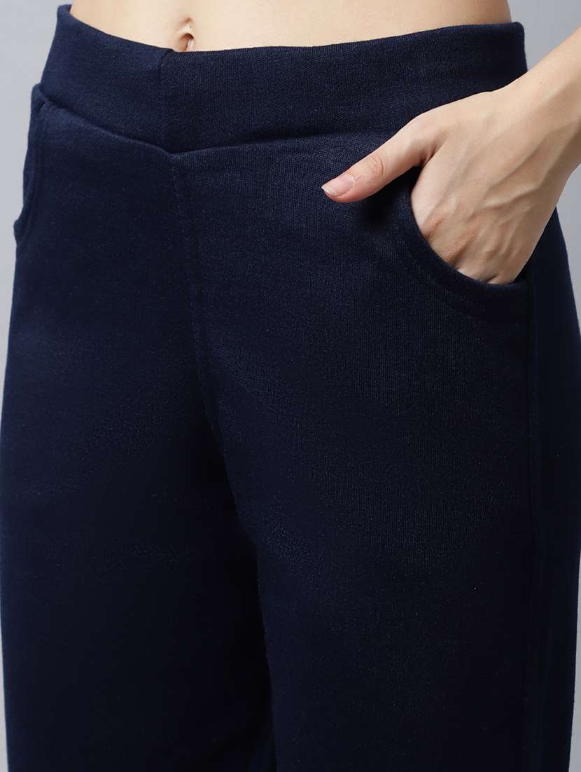 women pack of 2 plain woolen pants - 21639945 -  Standard Image - 4