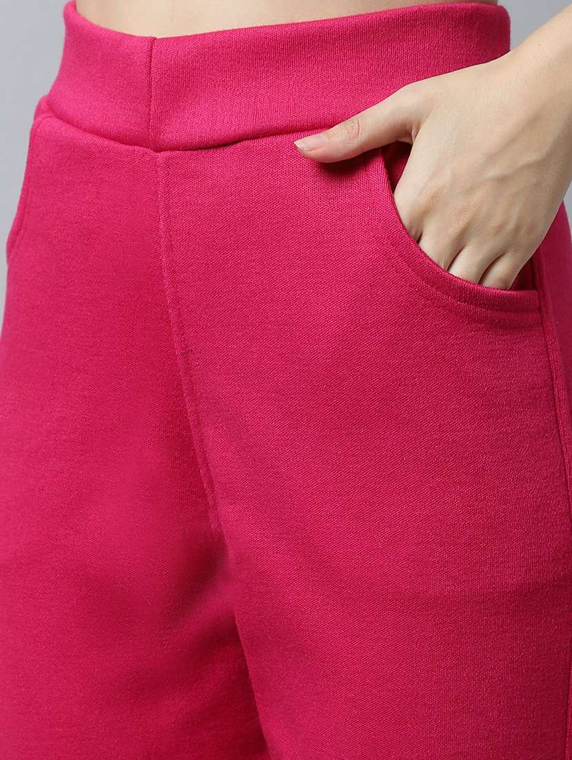 women pack of 2 plain woolen pants - 21639950 - Standard Image - 4