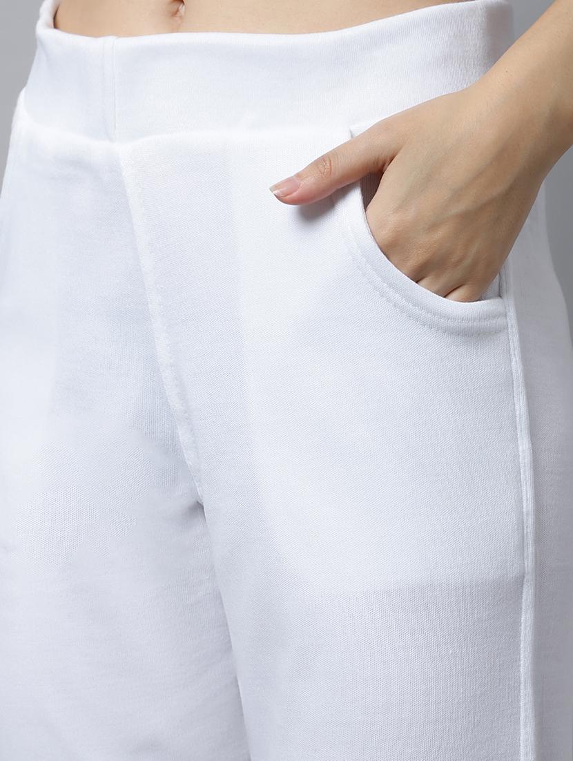 women pack of 2 plain woolen pants - 21639955 - Standard Image - 4
