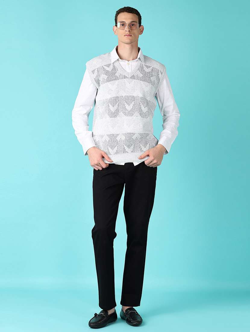 men self design sleeveless regular fit pullover  - 21639977 -  Standard Image - 4